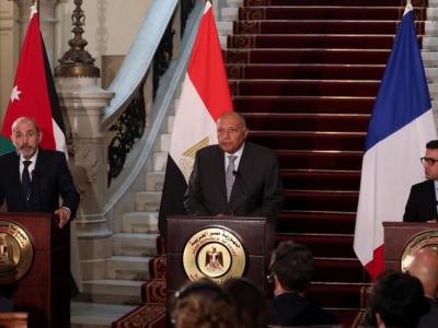 France, Jordanie et Egypte appellent à un cessez-le-feu «permanent» à Ghaza