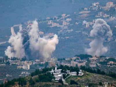 الكيان الصهيوني يكثف قصفه على قرى وبلدات جنوبي لبنان