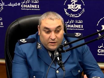 محافظ الشرطة ورئيس مكتب الوقاية المرورية بالمديرية العامة للأمن  الوطني محمد صداقي