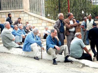 Groupe de retraités en Algérie 