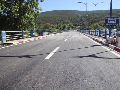 Réouverture du pont d'Oued Kissir (Jijel) après sa rénovation