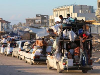80.000 personnes quittent Rafah après l'intensification des attaques de l'entité sioniste