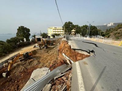 Ouverture d’une enquête suite au glissement partiel à la corniche d’Annaba