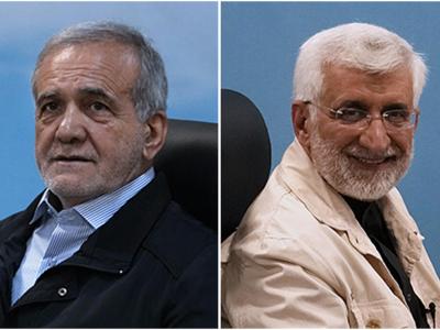 Pezeshkian et Jalili en tête de la présidentielle en Iran 