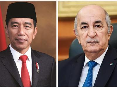 الرئيسان الجزائري والأندونيسي 