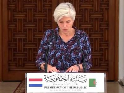 سفيرة مملكة هولندا بالجزائر جانا فان دير فيلد