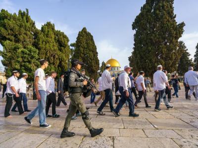 Des dizaines de colons sionistes envahissent l'enceinte de la mosquée Al-Aqsa