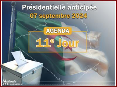 Agenda de la 11e journée de la campagne électorale de la présidentielle du 7 septembre 2024