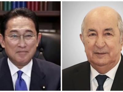 الوزير الأول الياباني يهنئ رئيس الجمهورية بمناسبة فوزه بعهدة ثانية 
