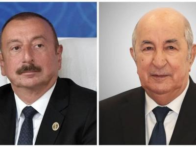 رئيس جمهورية أذربيجان يهنئ رئيس الجمهوريةبمناسبة فوزه بعهدة ثانية