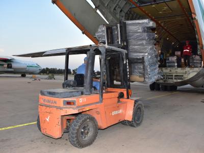 Acheminement d'aides humanitaires vers les camps des réfugiés sahraouis à Tindouf 