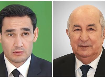 الرئيس تبون ورئيس تركمانستان الرئيس تبون ورئيس تركمانستان
