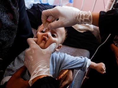 Début des vaccinations contre la polio à Ghaza