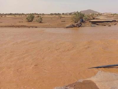 طرق مقطوعة بسبب التقلبات الجوية 