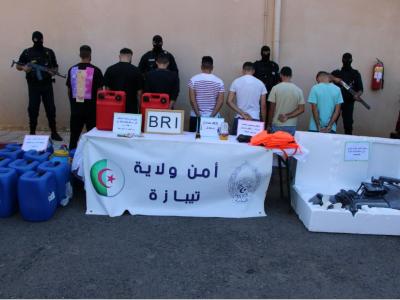 Neutralisation à Tipasa d'un réseau spécialisé dans l'organisation de traversées clandestines par mer