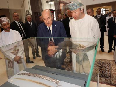 رئيس الجمهورية يزور المتحف الوطني لسلطنة عمان