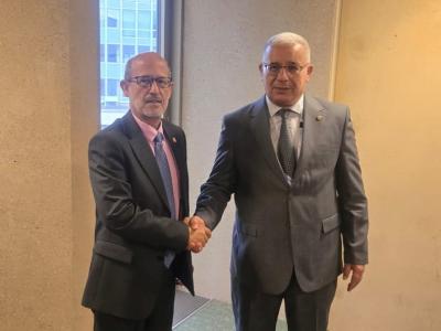 Boughali s'entretient à Genève avec le président du Parlement de l'Amérique latine et des Caraïbes
