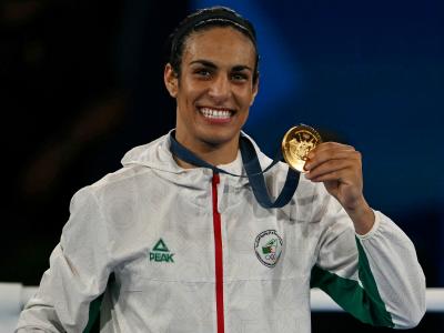 Imane Khelif et sa belle médaille d'or 