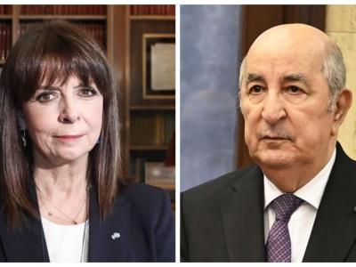 رئیسة الجمھوریة الھیلینية ورئيس الجمهورية 