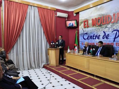 ندوة المجاهد حول الذكرى الـ36 لإعلان قيام دولة فلسطين بالجزائر 