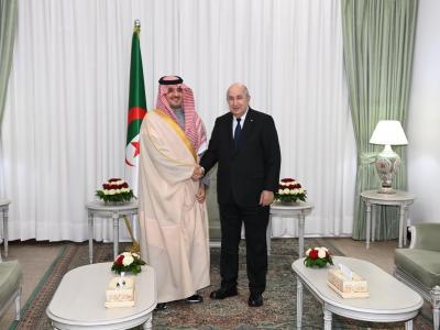رئيس الجمهورية يستقبل وزير الداخلية للمملكة العربية السعودية