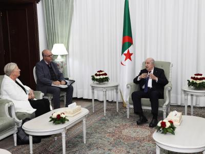 رئيس الجمهورية يستقبل سفيرة المملكة المتحدة لبريطانيا العظمى وايرلندا الشمالية