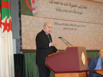 رئيس الجمهورية عبد المجيد تبون