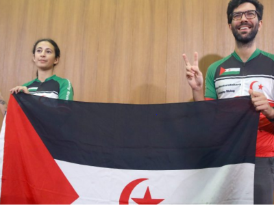 الناشطان السويديان المتضامنان مع القضية الصحراوية 