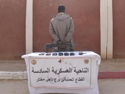 Reddition d'un terroriste à Bordj Badji Mokhtar et arrestation de 9  éléments de soutien aux groupes terroristes 