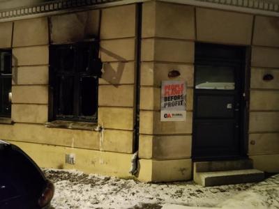Siège incendié Sahara