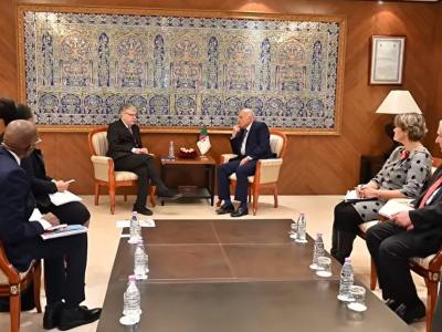 عطاف يستقبل مدير إفريقيا بالمعهد الملكي البريطاني للشؤون الدولية "تشاتام هاوس"
