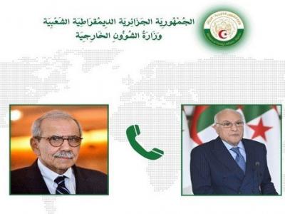 عطاف يتلقى اتصالا هاتفيا من قبل رئيس الحكومة اللبنانية