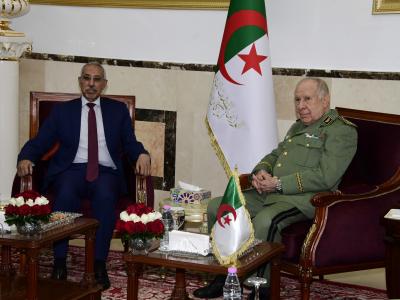 الفريق أول شنقريحة يستقبل وزير الدفاع الموريتاني