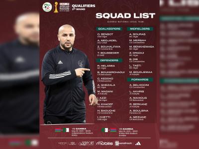 Bougherra dévoila sa liste pour affronter la Gambie
