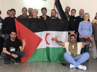  المسيرة الدولية للإفراج عن المعتقلين السياسيين الصحراويين بالسجون المغربية