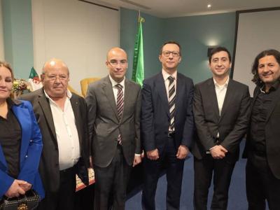 Chaib tient une rencontre interactive avec les opérateurs économiques et les compétences nationales en Belgique et au Luxembourg