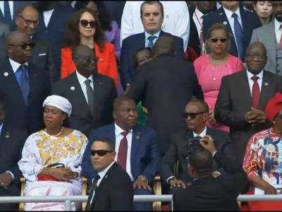 Chargée par le président de la République, Mme Mansouri prend part à la cérémonie d'investiture du président gabonais