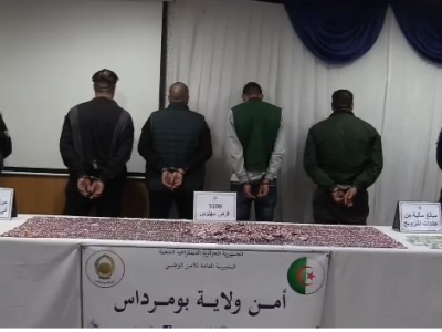 الاطاحة بشبكة اجرامية ببومرداس 