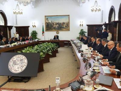 Conseil des ministres Tebboune Abdelmadjid