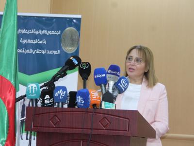 Ibtissem Hamlaoui, présidente de l’Observatoire national de la société civile (ONSC)