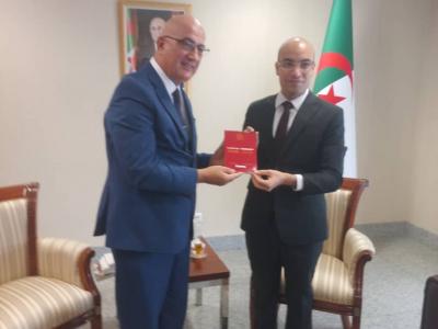 السيد شايب يستقبل الأمين العام للمحافظة السامية للغة الأمازيغية