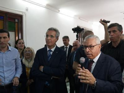 وزير الثقافة والفنون يشرف على انطلاق أشغال ترميم "قصر المنزه" بقصبة الجزائر وزير الثقافة والفنون يشرف على انطلاق أشغال ترميم "قصر المنزه" بقصبة الجزائر