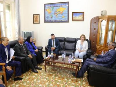 السفير الصحراوي يستقبل رئيسة المرصد الوطني للمجتمع المدني 