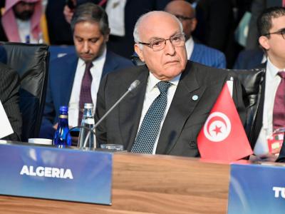 Ahmed Attaf, ministre des Affaires étrangères et de la Communauté nationale à l'étranger