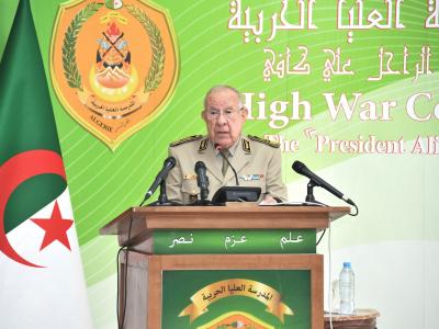 مراسم حفل تخرج الدفعات بالمدرسة العليا  الحربية    