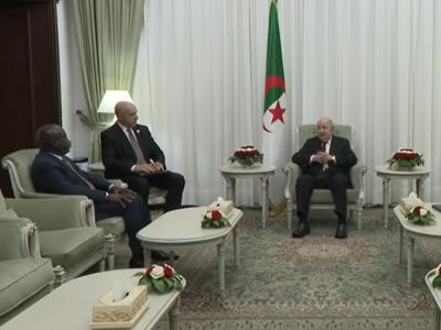 رئيس الجمهورية يستقبل سفير جمهورية غانا
