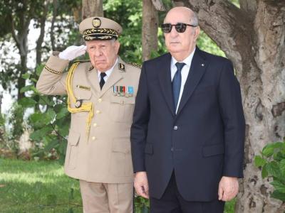 Le président Tebboune en compagnie du Général d'Armée Saïd Chanegriha