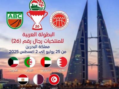 البطولة العربية للأمم لكرة السلة /رجال/ : البرنامج الكامل للمنافسة