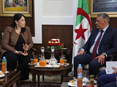 بلعريبي يستقبل نائبة رئيس مفوضية الاتحاد الإفريقي