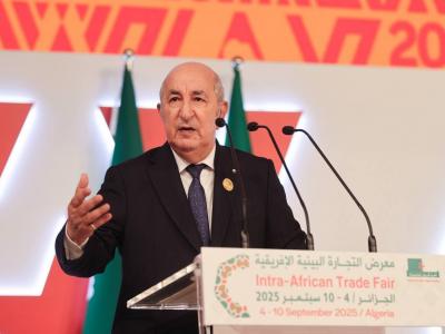 تبون معرض التجارة البينية 